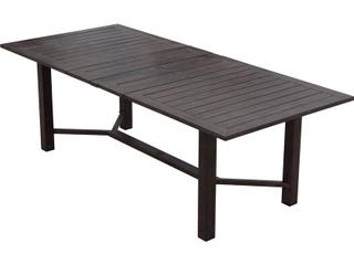 Darlee Atlantis 118-Inch Cast Aluminum Extension Dining Table in