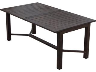 Darlee Atlantis 118-Inch Cast Aluminum Extension Dining Table in
