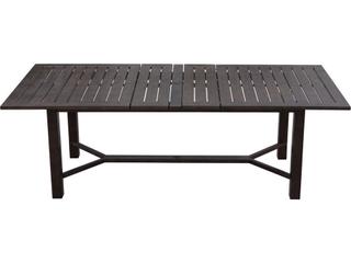 Darlee Atlantis 118-Inch Cast Aluminum Extension Dining Table in