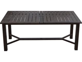 Darlee Atlantis 118-Inch Cast Aluminum Extension Dining Table in