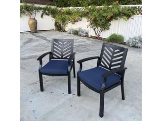 Darlee Outdoor Living Palm Springs Antique Bronze Aluminum Dining Set