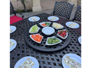Darlee Outdoor Living Nassau Cast Aluminum 10-Piece Patio Dining Set