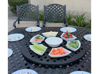 Darlee Outdoor Living Nassau Cast Aluminum 10-Piece Patio Dining Set