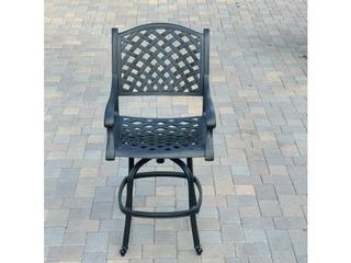 Darlee Outdoor Living Nassau Cast Aluminum 5-Piece Patio Bar Set