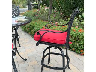 Darlee Outdoor Living Nassau Cast Aluminum 5-Piece Patio Bar Set