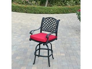 Darlee Outdoor Living Nassau Cast Aluminum 5-Piece Patio Bar Set