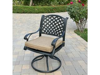 Darlee Outdoor Living Nassau Cast Aluminum 8-Piece Patio Dining Set