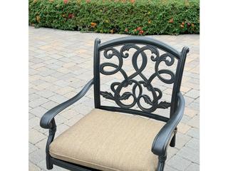 Darlee Outdoor Living Santa Monica Cast Aluminum 7-Piece Dining Set