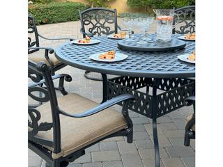Darlee Outdoor Living Santa Monica Cast Aluminum 8-Piece Dining Set