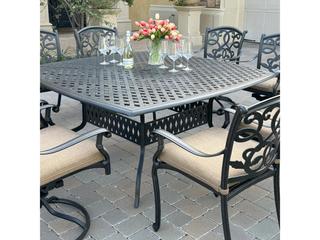 Darlee Outdoor Living Santa Monica Cast Aluminum 9-Piece Dining Set