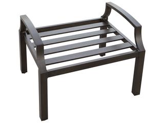 Darlee Outdoor Living Brooklyn Aluminum Multibrown 5 Piece Lounge Set in Sesame Cushions with 21'' Wide Square End Table