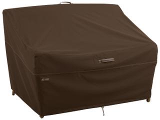 Duck Covers Madrona Dark Cocoa 90 Inch Large RainProof Patio Loveseat Cover