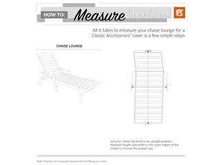 Duck Covers Madrona Dark Cocoa 68 Inch RainProof Patio Chaise Lounge Cover