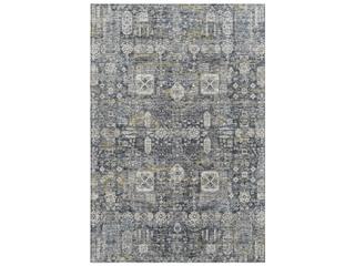 Mayfield Floral Area Rug in Charcoal