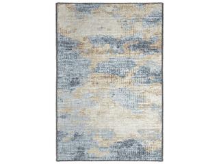 Camberly Abstract Area Rug in Indigo