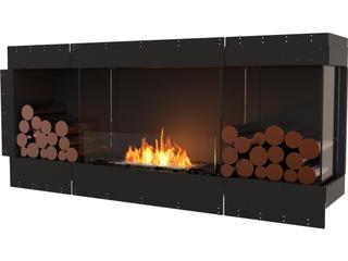 EcoSmart Fire Flex Fireboxes - Right Corner Fireplace