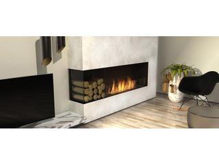 EcoSmart Fire Flex Fireboxes - Left Corner Fireplace