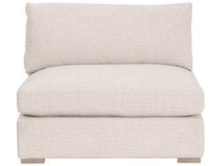 Essentials for Living Outdoor Stitch & Hand - Bedroom Dining Newport Outdoor Wood Cushion Modular Chair
