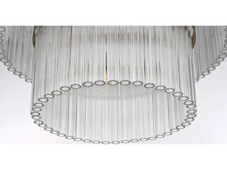 Elegant Lighting Harlow 9-Light Satin Gold Tiered Chandelier