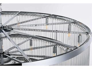 Elegant Lighting Harlow 40-Light Chrome Tiered Chandelier