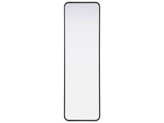 Elegant Lighting Remy Black Rectangular Wall Mirror