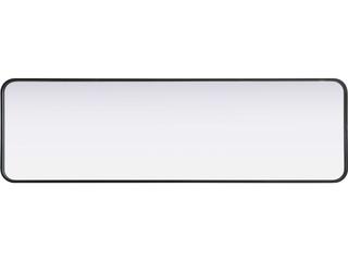 Elegant Lighting Remy Black Rectangular Wall Mirror