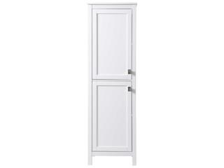 Elegant Lighting Adian White Bathroom Linen Storage
