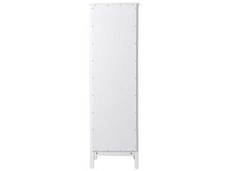 Elegant Lighting Adian White Bathroom Linen Storage