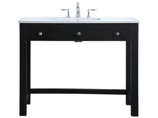 Elegant Lighting Hudson Black ADA Compliant Vanity