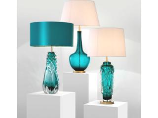 Eichholtz Barron Turquoise French Wiring Table Lamp