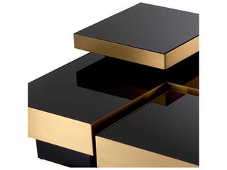 Eichholtz Nio Brushed Brass Set of 4 Coffee Table