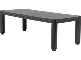 Atelier S Charcoal Grey Oak Veneer Dining Table