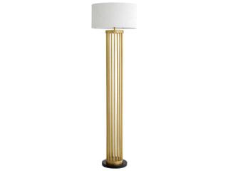 Eichholtz Condo Antique Brass Incl Boucle Shade Floor Lamp