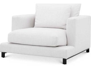 Eichholtz Burbury White Chair and a Half