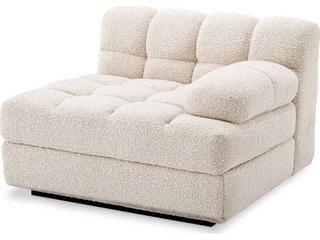 Dean Boucle Cream Black Base Upholstered Modular