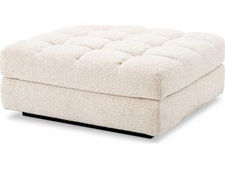 Dean Boucle Cream Black Base Upholstered Modular