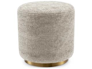 Eichholtz Greer Beige Upholstered Accent Stool