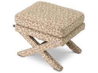 Ethnicraft Stool Cordoba Harley Leopard Beige