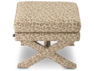 Ethnicraft Stool Cordoba Harley Leopard Beige