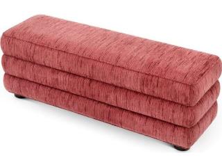 Ethnicraft Bench Helmsley Terren Bordeaux