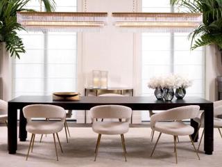 Eichholtz Bravo Oak Wood Dining Room Set