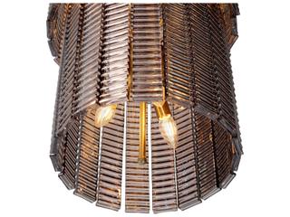 Eichholtz Imperial Antique Bronze Traditional Cylinder Tiered Chandelier