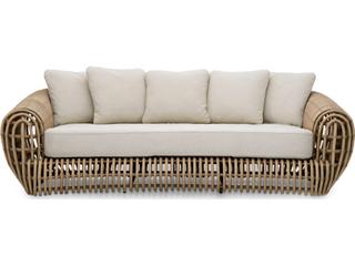 Eichholtz Outdoor Faux Rattan Viola Sand Sofa