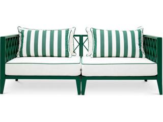 Eichholtz Outdoor Green Finish Blaise Off-white Florent Sofa