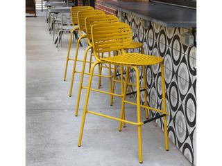 EMU Mom Steel Patio Bar Stool Set