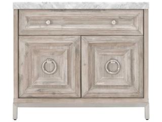 Essentials for Living Traditions Gray Acacia Wood Accent Chest