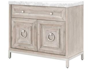 Essentials for Living Traditions Gray Acacia Wood Accent Chest