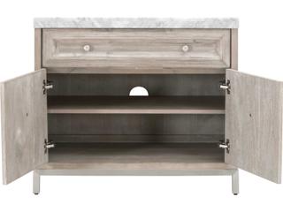 Essentials for Living Traditions Gray Acacia Wood Accent Chest