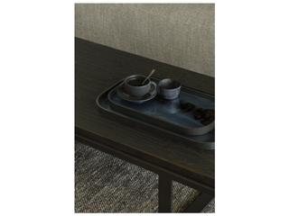 Ethnicraft Organic Valet Tray Glass Slate Rectangular Xl