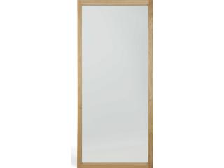 Light Frame Oak Floor Mirror in Natural Oak